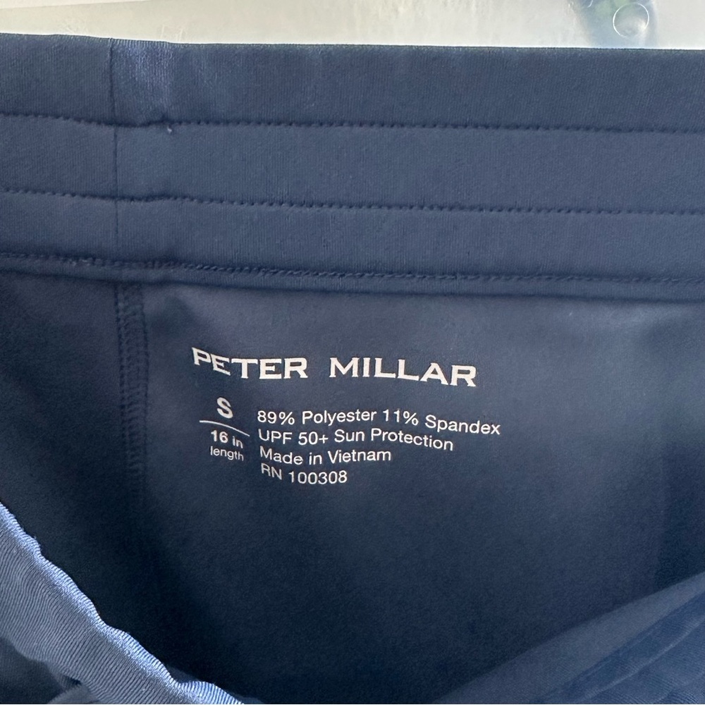 Peter Millar Alice Petal Hem 16" Navy Blue Golf‎ Skort UPF 50 size Small - Picture 6 of 7